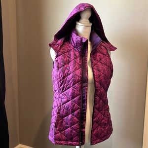 TekGear Purple Vest | Small w/removable hood